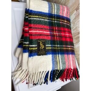 Royal Scot Tartan Plaid Blanket Throw 100% Acrylic Made in Great‎ Britain